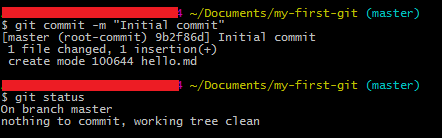 commit file